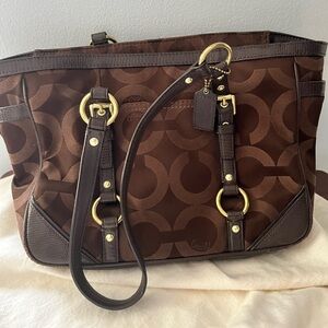 Brown Coach bag